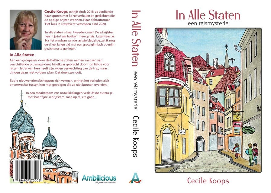 In Alle Staten: een reismysterie – omslag van het luisterboek van Cecile Koops