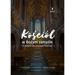 Kościół w Bożym zamyśle – okładka audiobooka, autor Mariusz Orczykowski