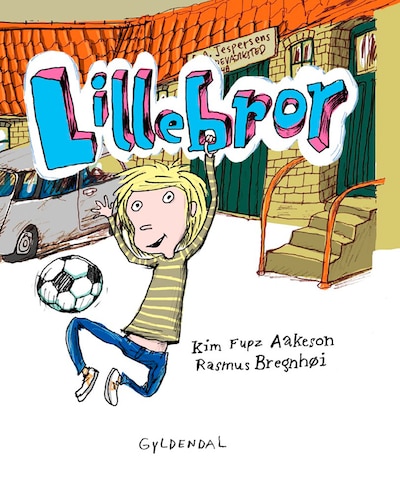 Lillebror – omslag til lydbogen af Kim Fupz Aakeson