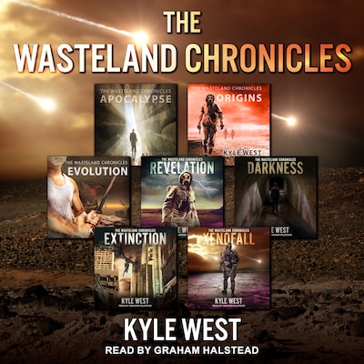 The Wasteland Chronicles – omslag til lydbogen af Kyle West