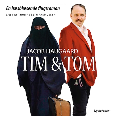 Tim og Tom – omslag til lydbogen af Jacob Haugaard
