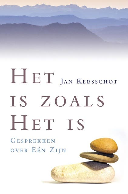 Het is zoals het is: gesprekken over Eén zijn – omslag van het luisterboek van Jan Kersschot
