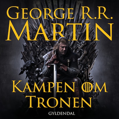 Kampen om tronen – omslag til lydbogen af George R.R. Martin