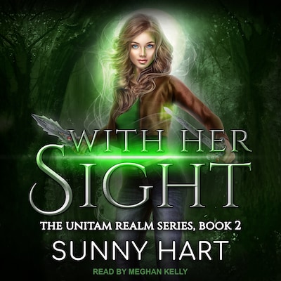 With Her Sight – omslag til lydbogen af Sunny Hart