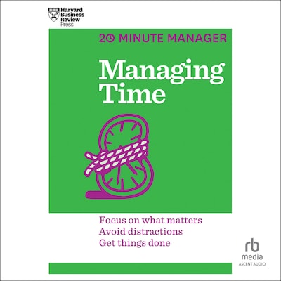 Managing Time – omslag til lydbogen af HARVARD BUSINESS REVIEW