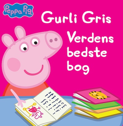 Gurli Gris - Verdens bedste bog – omslag til lydbogen af Gurli Gris
