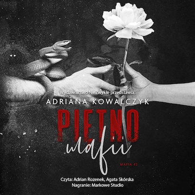 Piętno mafii – okładka audiobooka, autor Adriana Kowalczyk