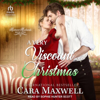 A Very Viscount Christmas – omslag til lydbogen af Cara Maxwell