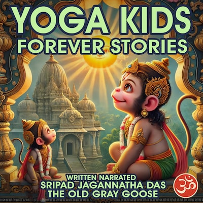 Yoga kids – omslag til lydbogen af The Old Gray Goose, Sripad Jagannatha Das