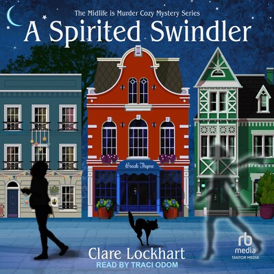 A Spirited Swindler – omslag til lydbogen af Clare Lockhart
