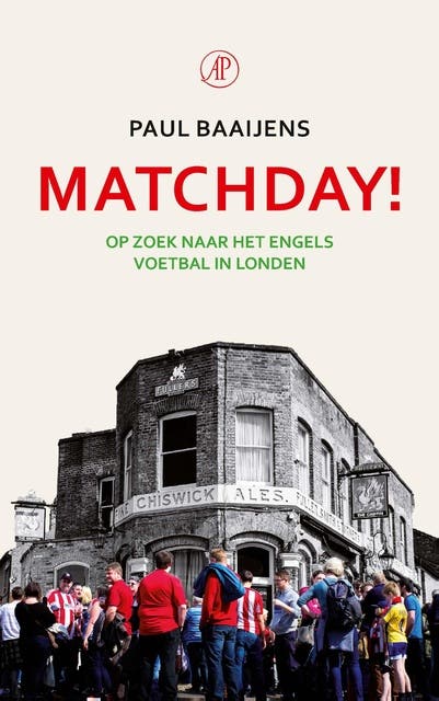 Matchday!: op zoek naar het Engels voetbal in Londen – omslag van het luisterboek van Paul Baaijens