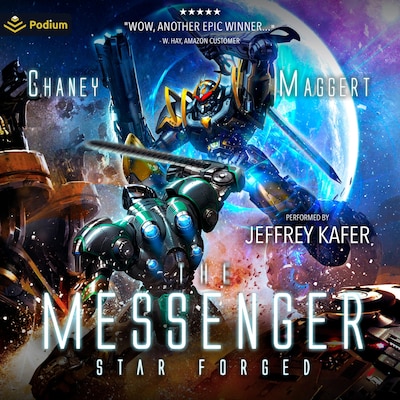 Star Forged – omslag til lydbogen af J.N. Chaney, Terry Maggert