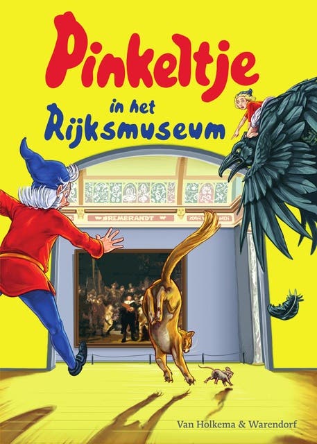 Pinkeltje in het Rijksmuseum – omslag van het luisterboek van Studio Dick Laan