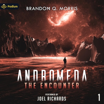 The Encounter – omslag til lydbogen af Brandon Q. Morris