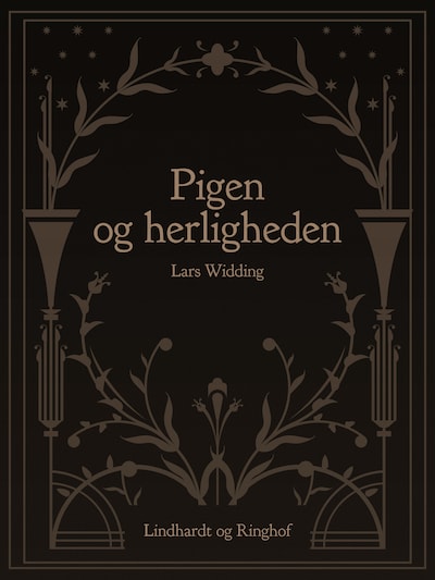 Pigen og herligheden – omslag til lydbogen af Lars Widding