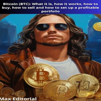 Bitcoin (BTC): What it is, how it works, how to buy, how to sell and how to set up a profitable portfolio – omslag till ljudboken av Unknown Author