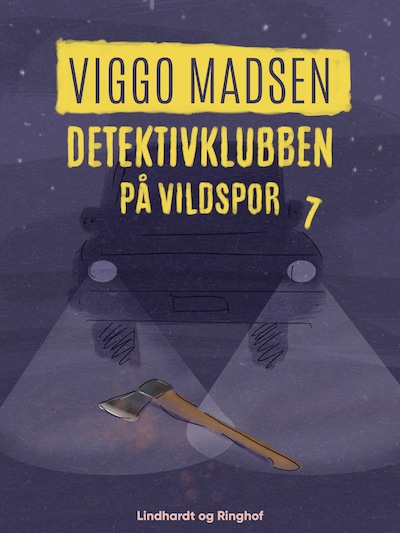 Detektivklubben på vildspor – omslag til lydbogen af Viggo Madsen