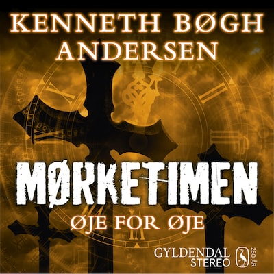 Mørketimen - Øje for øje – omslag til lydbogen af Kenneth Bøgh Andersen