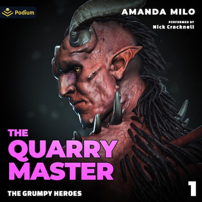 The Quarry Master – omslag til lydbogen af Amanda Milo
