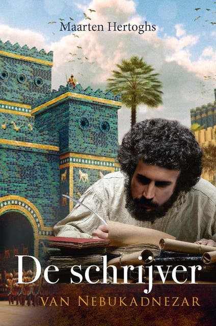 De schrijver van Nebukadnezar – omslag van het luisterboek van Maarten Hertoghs