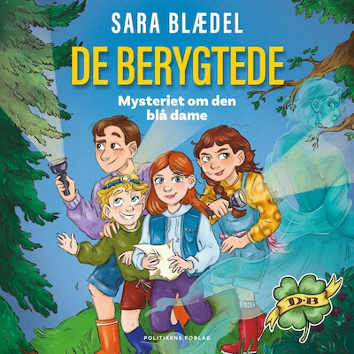 De berygtede – Mysteriet om den blå dame – omslag til lydbogen