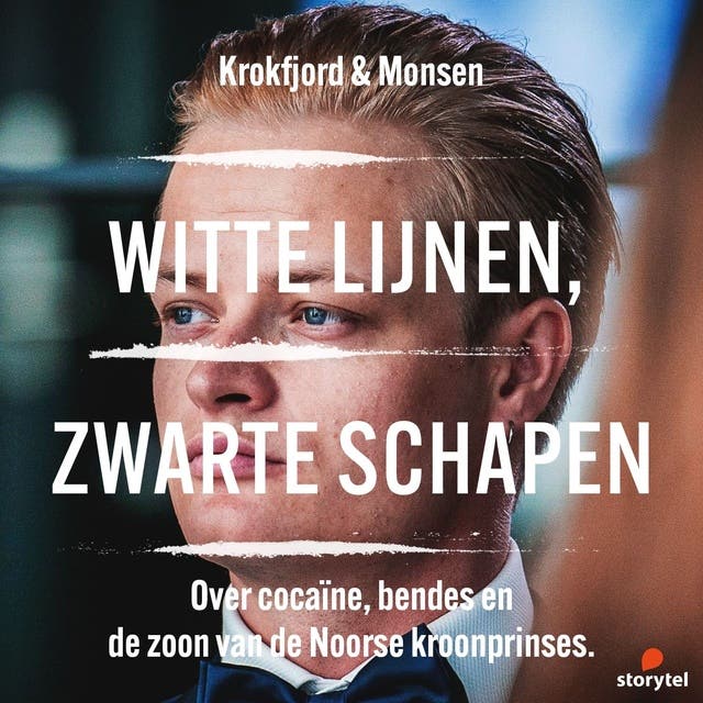 Witte lijnen, zwarte schapen – omslag van het luisterboek van Øistein Monsen & Torgeir Krokfjord