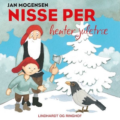 Nisse Per henter juletræ – omslag til lydbogen af Jan Mogensen