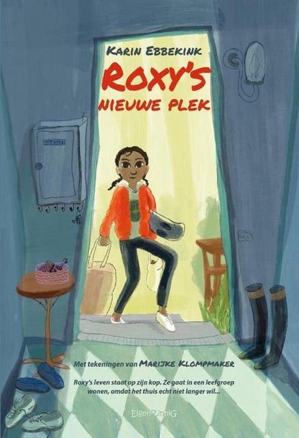 Roxy's nieuwe plek – omslag van het luisterboek van Karin Ebbekink