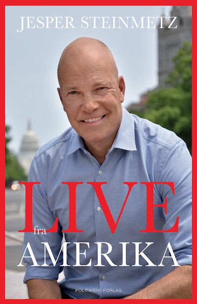 Live fra Amerika – omslag til lydbogen af Jesper Steinmetz