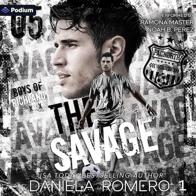 The Savage – omslag til lydbogen af Daniela Romero