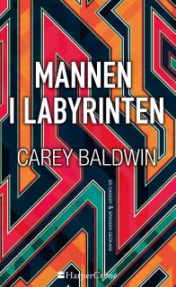 Mannen i labyrinten – omslag till ljudboken av Carey Baldwin