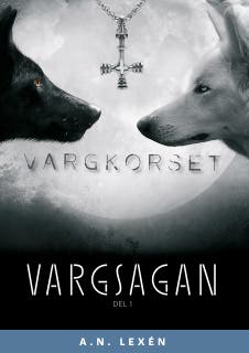 Vargsagan: Vargkorset – omslag till ljudboken av A. N. Lexén