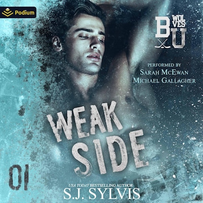 Weak Side – omslag til lydbogen af S.J. Sylvis