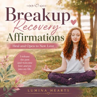 Breakup Recovery Affirmations: Heal and Open to New Love – omslag till ljudboken av Lumina Hearts