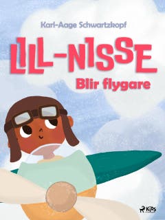 Lill-Nisse blir flygare – omslag till ljudboken av Karl-Aage Schwartzkopf