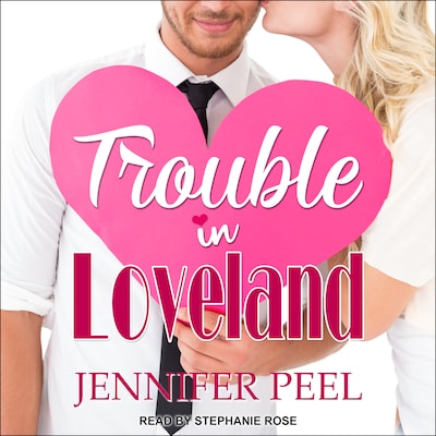 Trouble in Loveland – omslag til lydbogen af Jennifer Peel