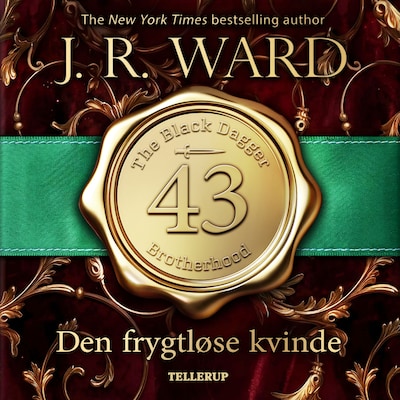 The Black Dagger Brotherhood #43: Den frygtløse kvinde – omslag til lydbogen af J. R. Ward