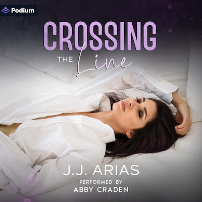 Crossing the Line – omslag til lydbogen af J.J. Arias