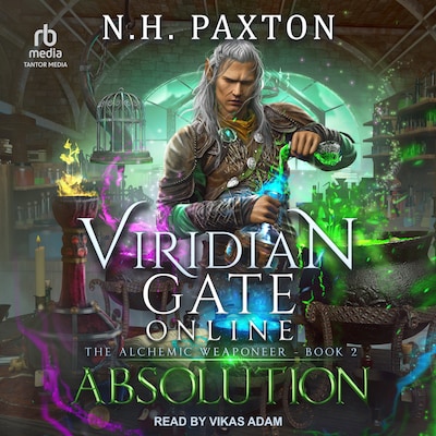 Viridian Gate Online: Absolution – omslag til lydbogen af N.H. Paxton, James A. Hunter