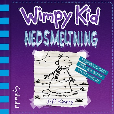 Wimpy Kid 13 - Nedsmeltning – omslag til lydbogen af Jeff Kinney