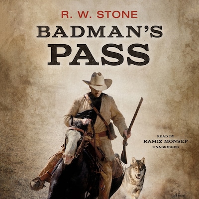 Badman’s Pass – omslag til lydbogen af R. W. Stone