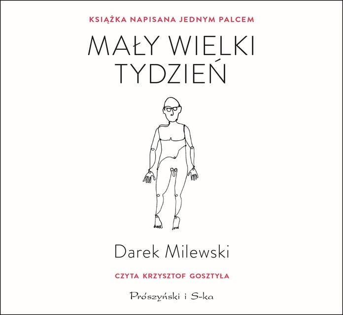 Mały wielki tydzień: Książka napisana jednym palcem – okładka audiobooka, autor Darek Milewski