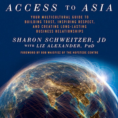 Access to Asia – omslag til lydbogen af Sharon Schweitzer, JD