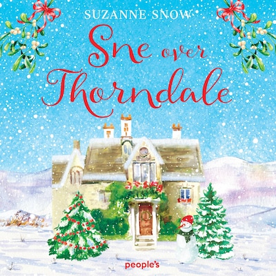 Sne over Thorndale – omslag til lydbogen af Suzanne Snow