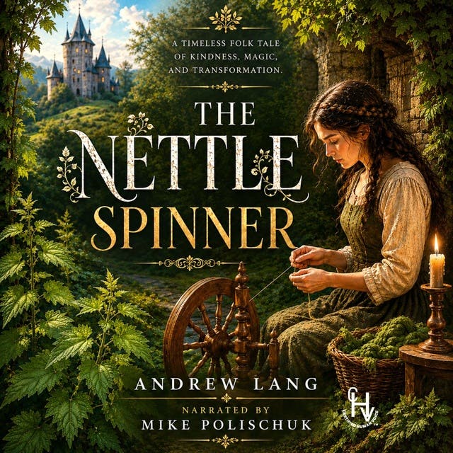 The Nettle Spinner – omslag til lydbogen af Andrew Lang