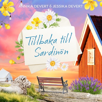 Tillbaka till Sardinön – omslag till ljudboken av Jessika Devert, Annika Devert