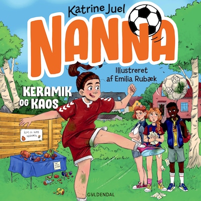 Nanna 1 - Keramik og kaos – omslag til lydbogen af Katrine Juel