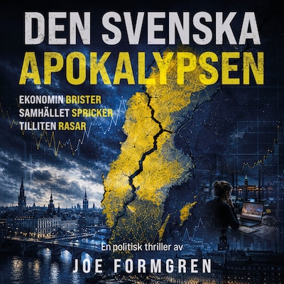 Den svenska apokalypsen – omslag till ljudboken av Joe Formgren
