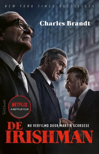 De Irishman – omslag van het luisterboek van Charles Brandt