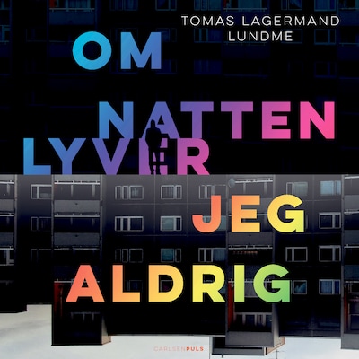 Om natten lyver jeg aldrig – omslag til lydbogen af Tomas Lagermand Lundme